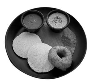 Idly [2 pieces]+  wada [1 piece]