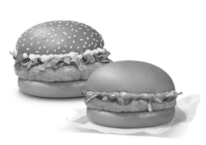 Chicken Surprise Burger + McChicken Burger