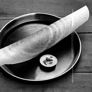 Butter masala dosa