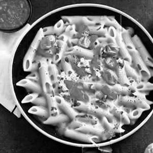 Corn Paneer Pasta (Red Sauce)