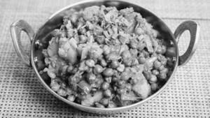 Desi Aloo Chana Sabji