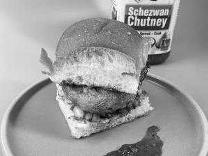 Schezwan Vada Pav