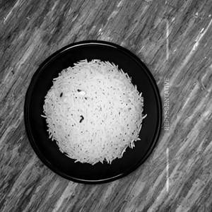 Plain rice     