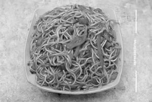 Mushroom Schezwan Noodles 