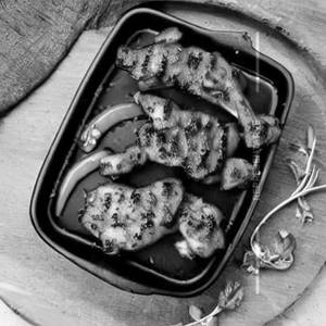 Pepper Grilled Chicken Half