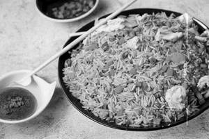 Mixed Schezwan Chicken Fried Rice