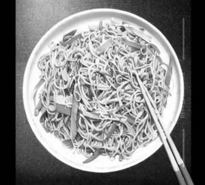 Veg Garlic Hakka Noodles