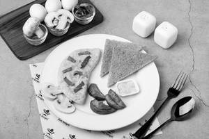 Guilt Free Mushroom & Spinach Egg Omelette