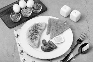 Guilt Free Chicken Keema Egg Omelette