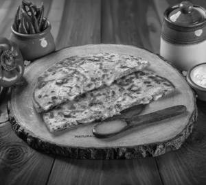 Jamaican Butter Chicken Cheese Paratha