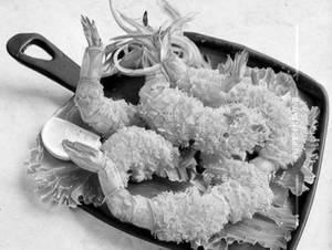 Golden Fried Prawns