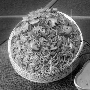 Schezwan Mushroom Fried Rice