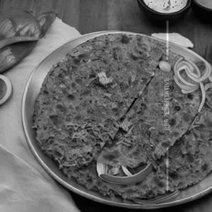 Mushroom Kothu Paratha