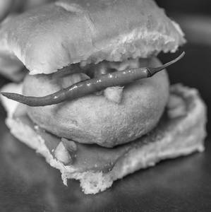 Bombay style butter vadapav