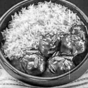 Chicken Manchurian Rice