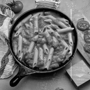 Tomato Basil Penne Pasta In Red Sauce