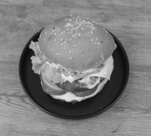 Veg Cheese Aloo Tikki Burger