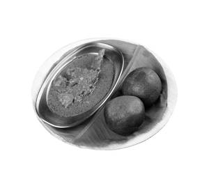 Ragi Mudde with Mutton Chop