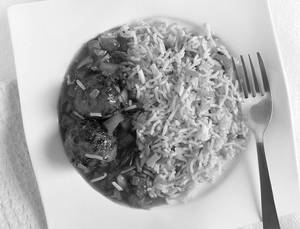 Veg Manchurian With Fried Rice Meal