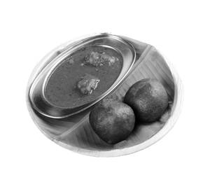Ragi Mudde with Chicken Pulimunchi