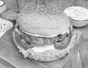 Schezwan Chicken Burger