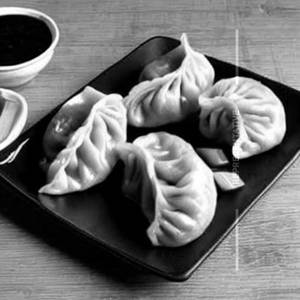 Lama's Special Pan Fried Chicken Momos