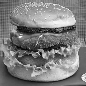 Mushroom Cheese Burger 