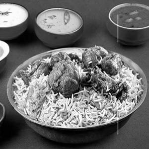 Mutton Briyani Family Bucket