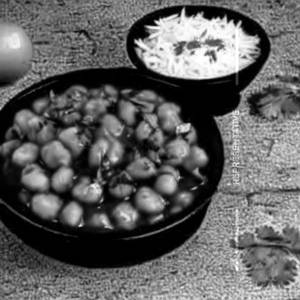 Chole Chawal Fry