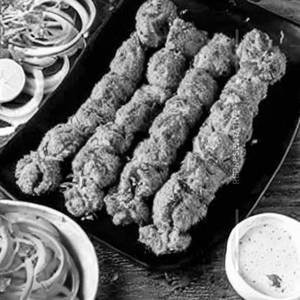 Makhmali Seekh Kebab