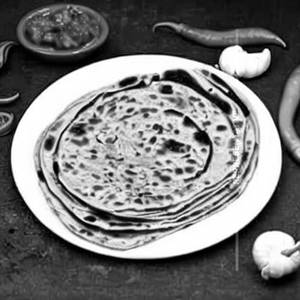 Chilli Garlic Paratha Red Chilly