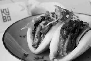 Spicy Cottage Cheese Open Bao