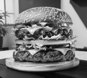 Monster beef burger