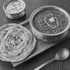 Dal Makhani + Raita + 1 Laccha Paratha