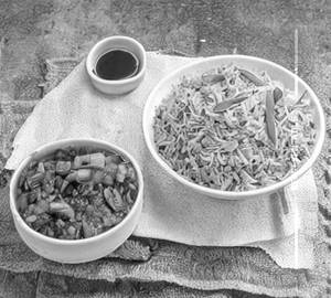 Veg Manchurian Fried Rice
