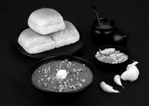 Burnt Garlic Pav Bhaji