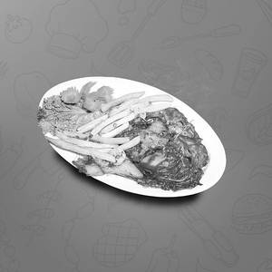Roasted Pork With Chips