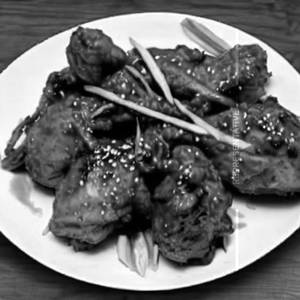 Chicken Sizzler Cantonese Style