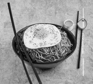 Egg Bak Mee Goreng Noodles  