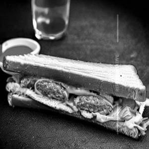 Cheesy Sausage Sandwich