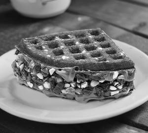 Almond Brownie Waffle