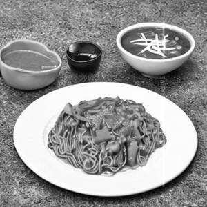 Veg Garlic Gravy Noodles