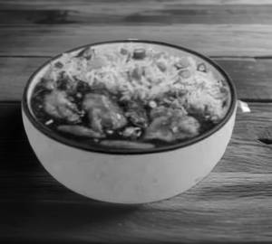 Veg Fried Rice With Dry Chili Paneer (4 Pieces)Bowl
