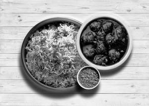 Veg Manchurion Fried Rice