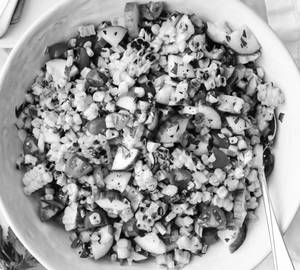 American burnt corn salad