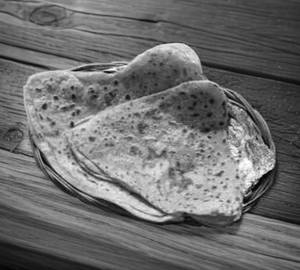 Plain Atta Paratha ( 2 Pcs) )