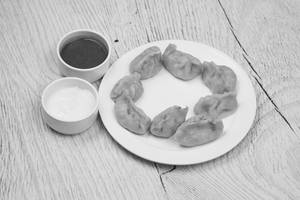 Veg Steamed Momos ( 6 Pic )