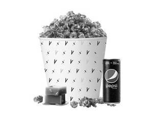 Large Caramel Popcorn & Pepsi Black Can Combo