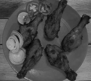 Chicken Leg Piece [2pc] With Chicken Dana [100gm]