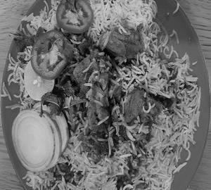 Chicken dam biryani Half With Chicken Dana 200gm